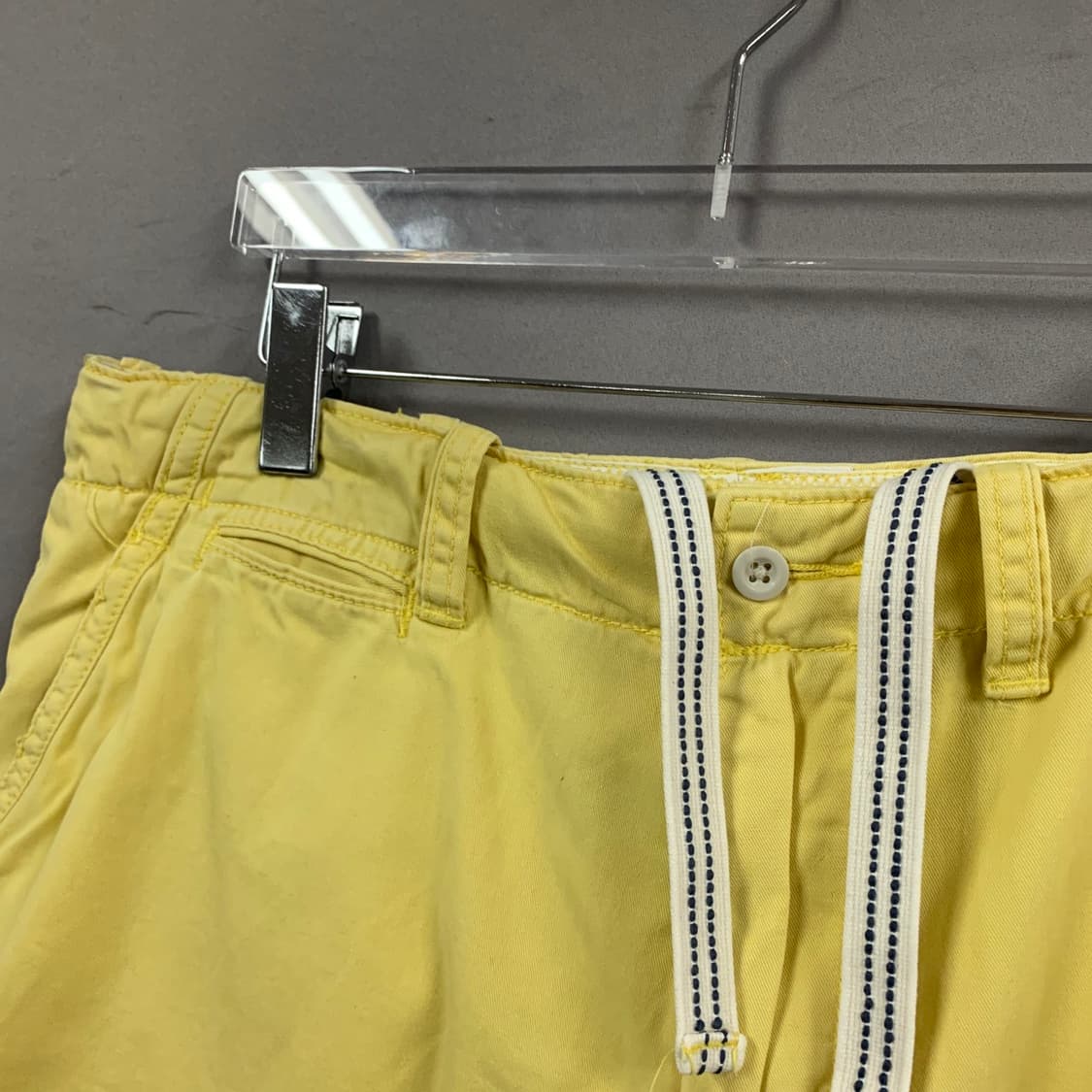 34인치 폴로랄프로렌 옐로우 치노 쇼츠 반바지 상품이미지4