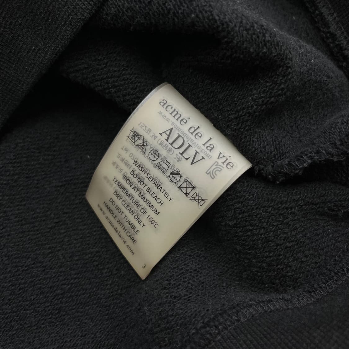 아크메드라비 아이스크림소년 블랙 후드 1 상품이미지6