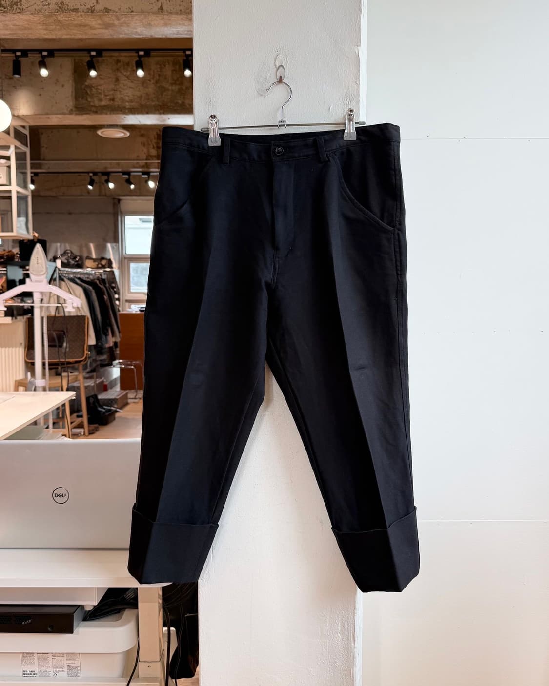 꼼데가르송 블랙 AD2013 롤업 슬랙스 팬츠  상품이미지2