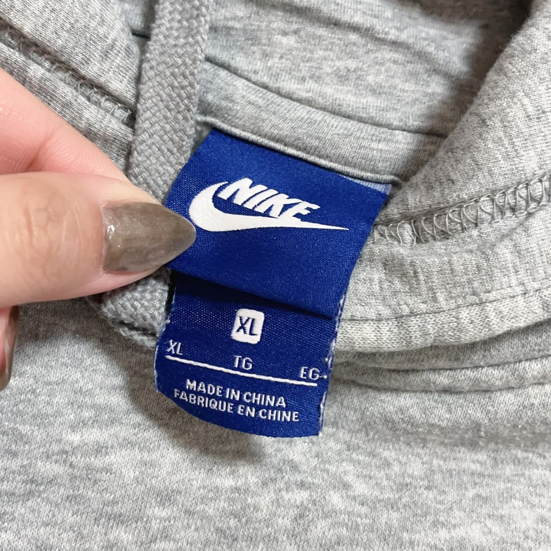 [정품] 나이키 그레이 푸츄라 후드티 [ XL ] 상품이미지4