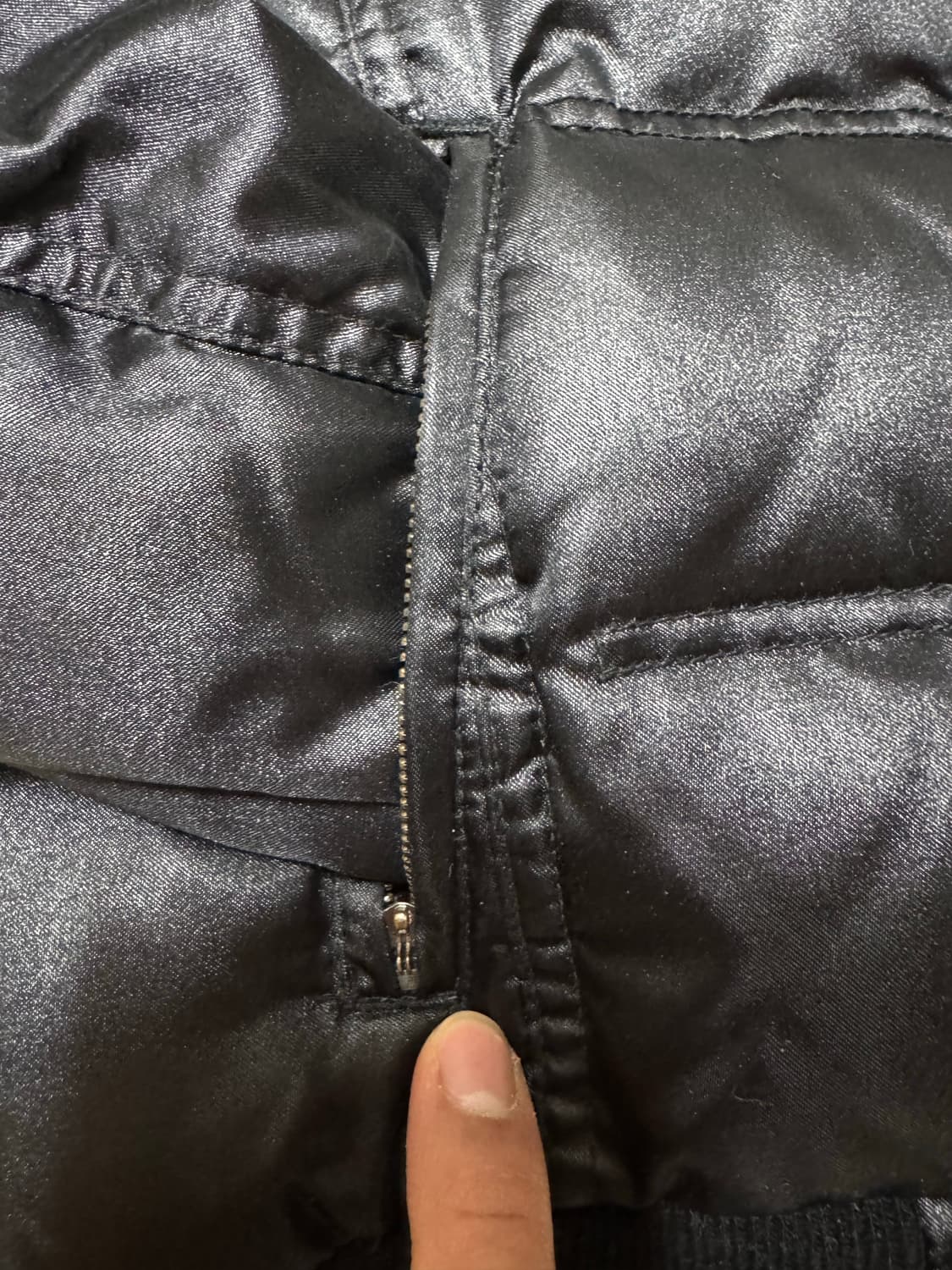 MLB 화이트삭스 후드 숏패딩 점퍼 블랙 상품이미지7