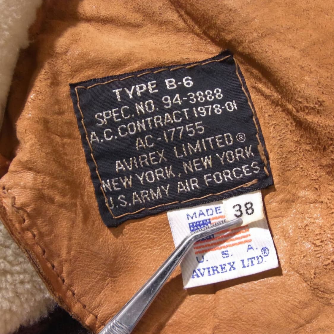Avirex B-6 Jacket 상품이미지3