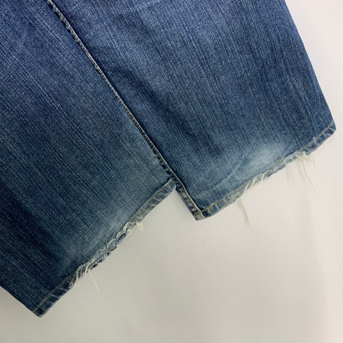 리바이스 빈티지 워싱 데님 데미지 컷팅 팬츠 중청바지 00s 36인치 상품이미지6