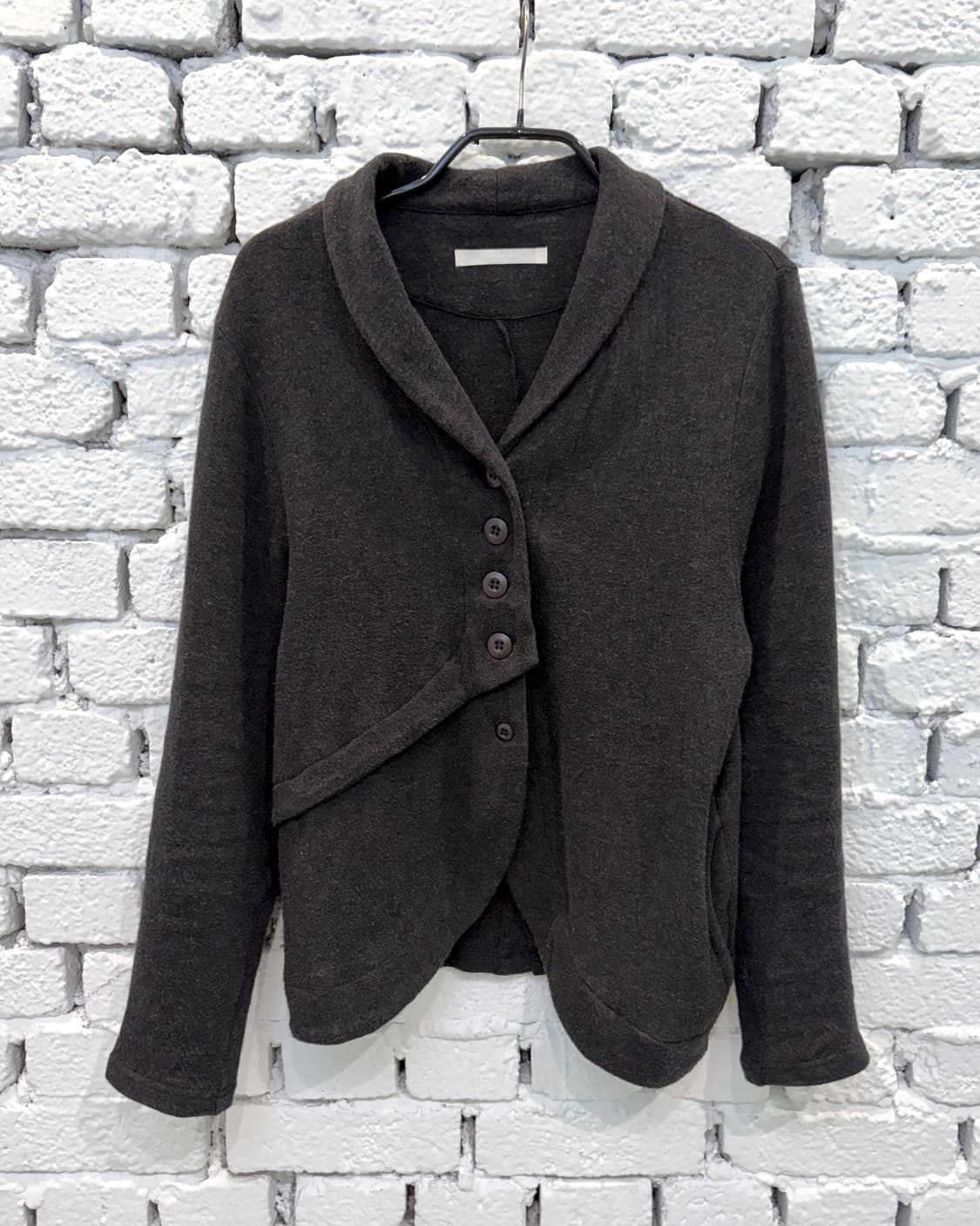 Asymmetric Button Layered Jacket 상품이미지4