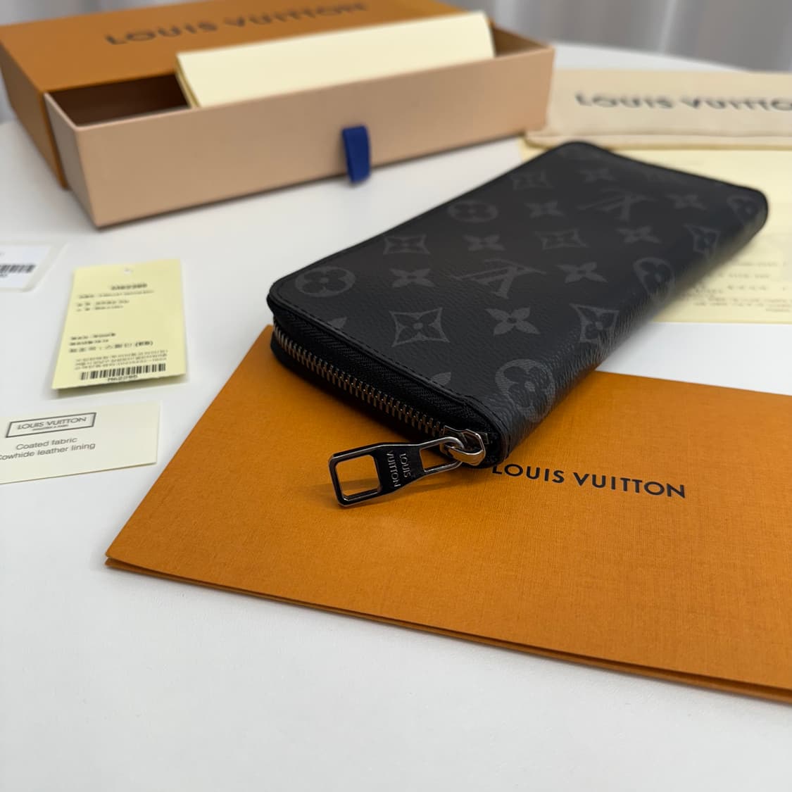 [풀박스] 루이비통 이클립스 지퍼 장지갑 버티컬 월릿 상품이미지4