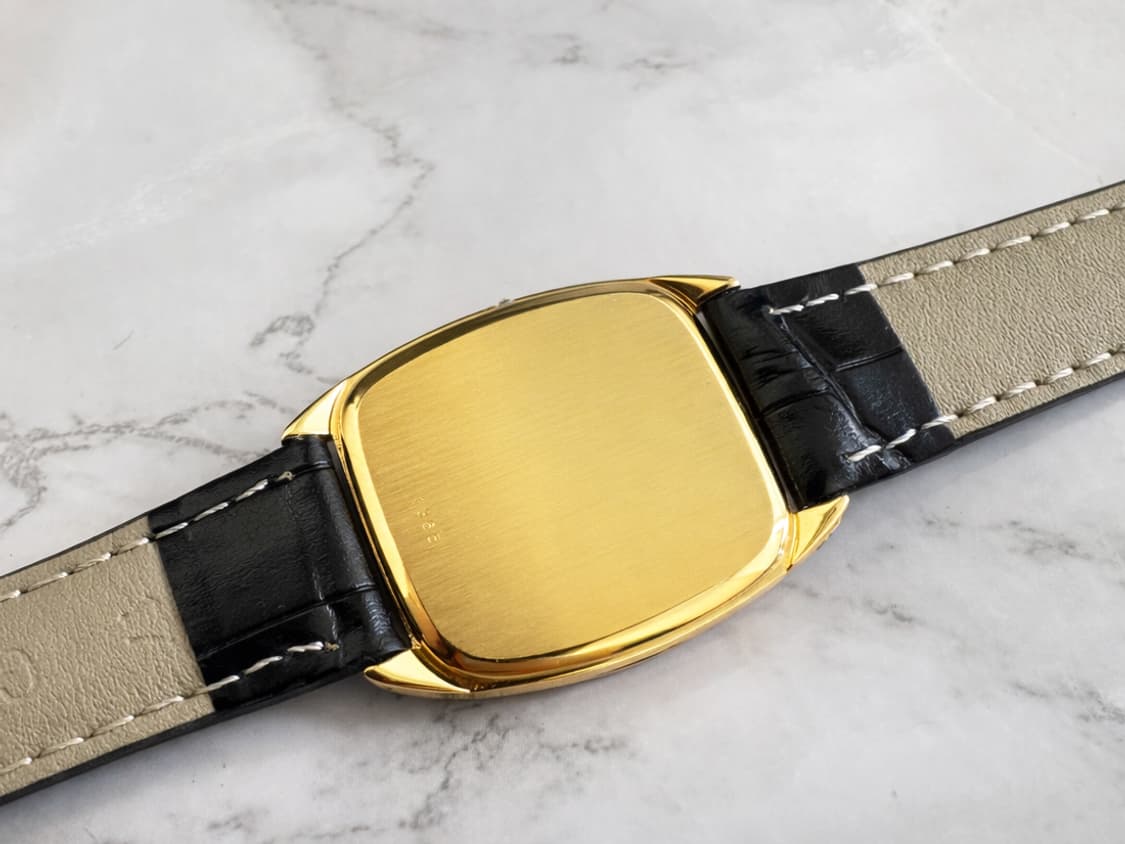 정품 오메가 드빌 쿼츠 그린 금장 빈티지 시계 상품이미지4