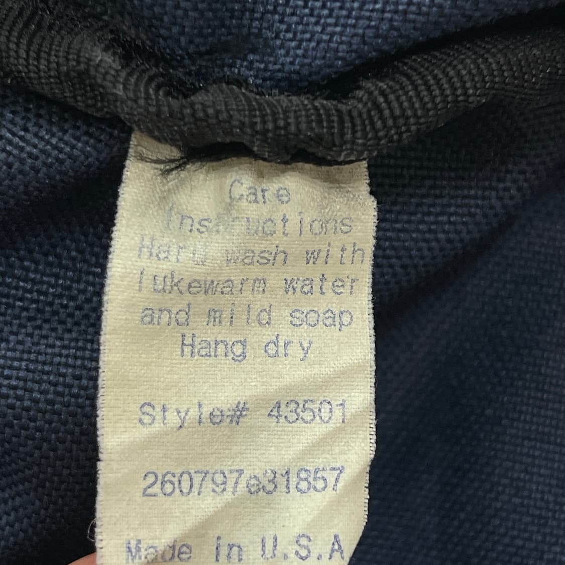 90s 잔스포츠 빈티지 USA 백팩 가방 네이비 상품이미지9
