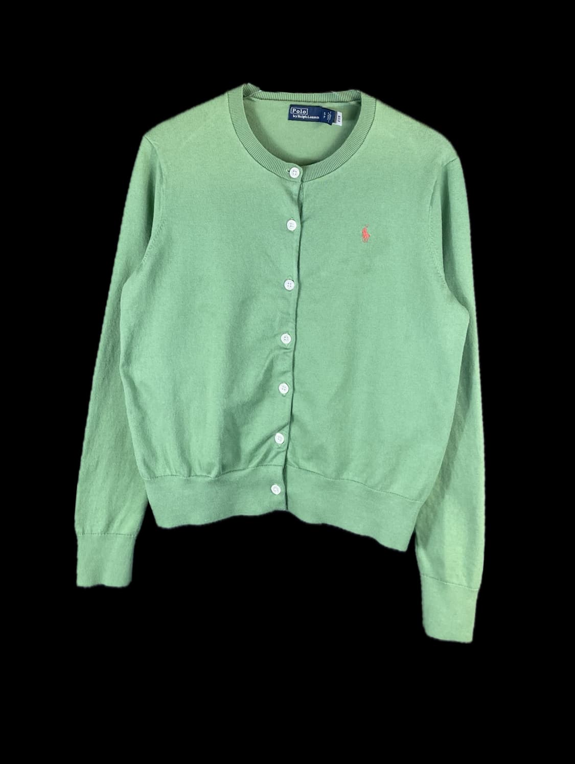 [S] 폴로 랄프로렌 자수로고 여성 코튼 블렌드 가디건 신형 QR 상품이미지1