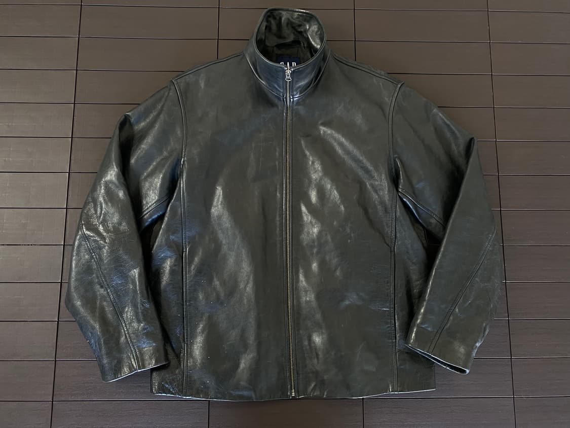 (M) 올드갭 레더 자켓 상품이미지2