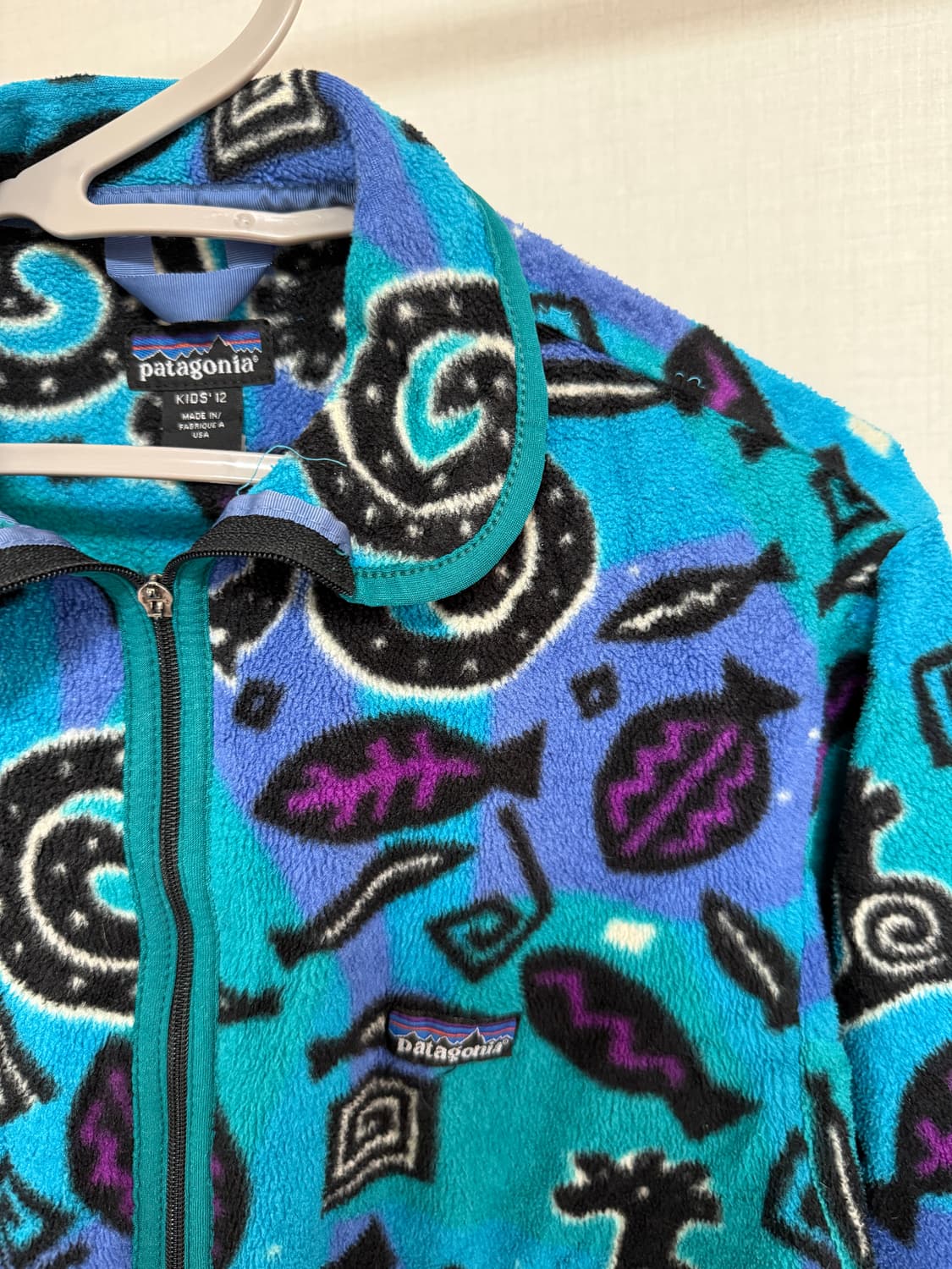 파타고니아 키즈 후리스 반집업 상품이미지2