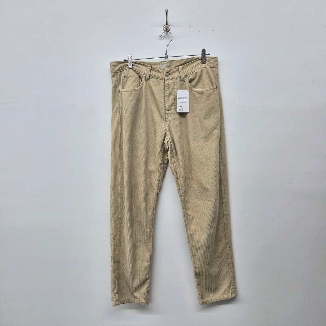 칼하트 베이지 코듀로이 골덴 바지 남성 33in 상품이미지1