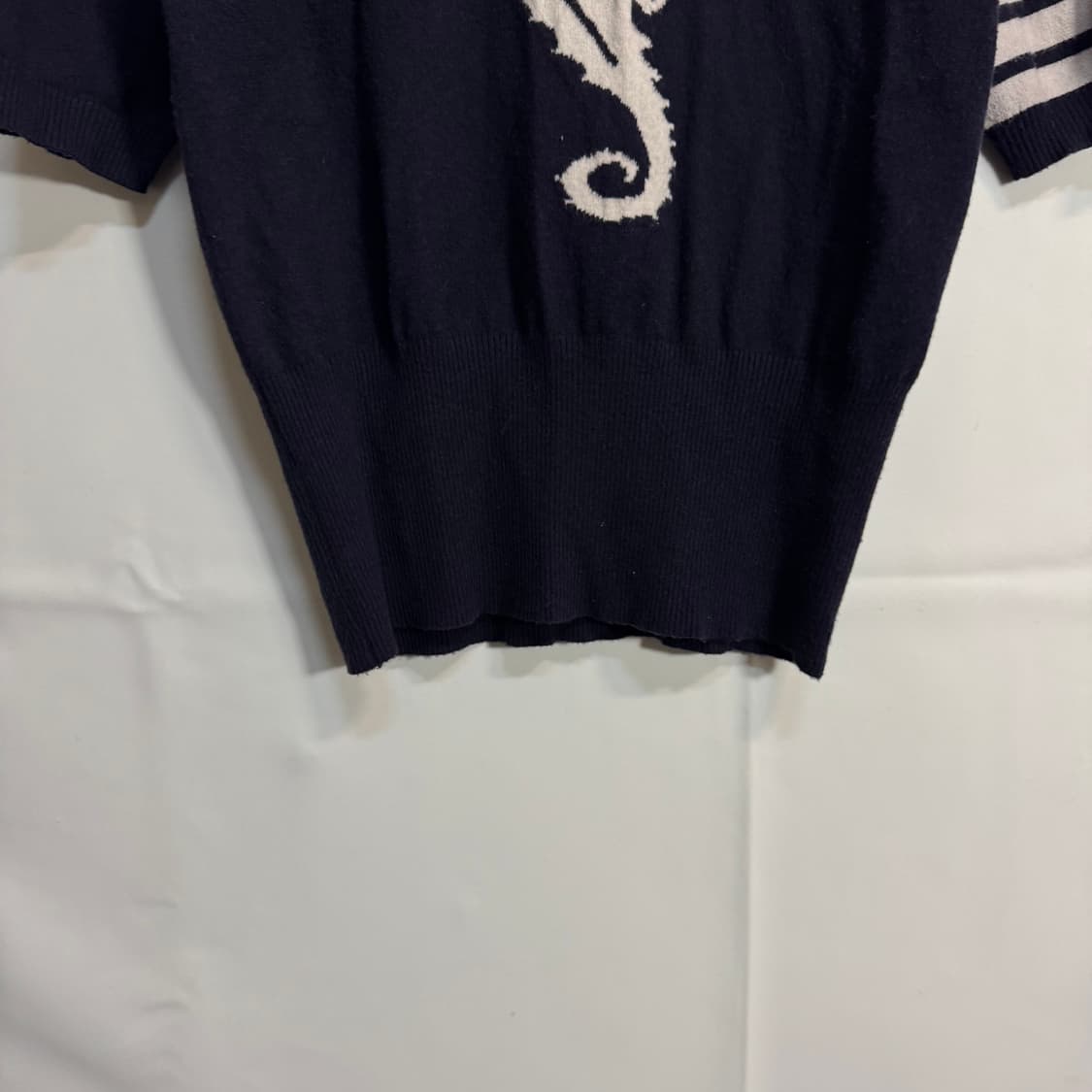 톰브라운 씨호스 니트 반팔 상품이미지3