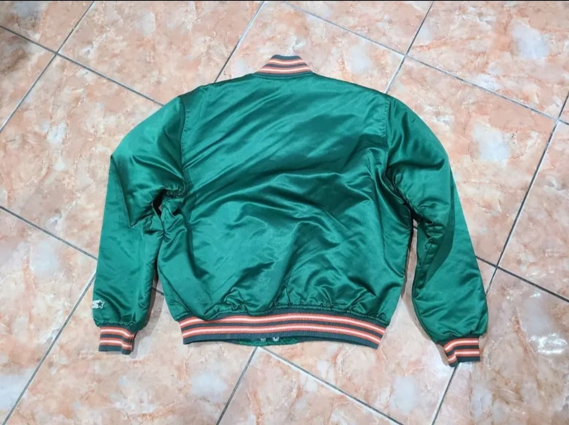 스타터 마이애미 허리케인즈 그린 점퍼 상품이미지2