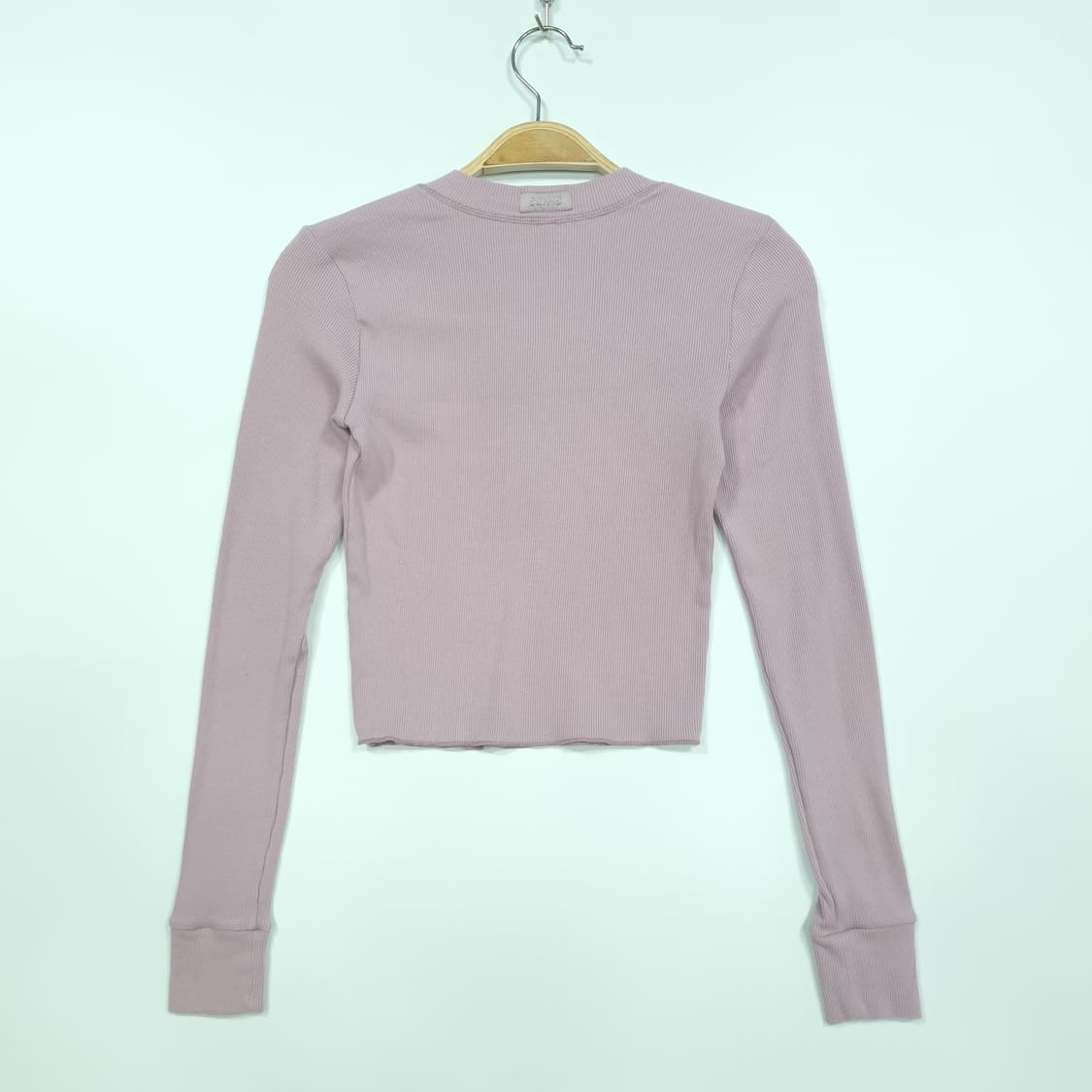 SKIMS 코튼 립 크롭 롱슬리브 상품이미지4