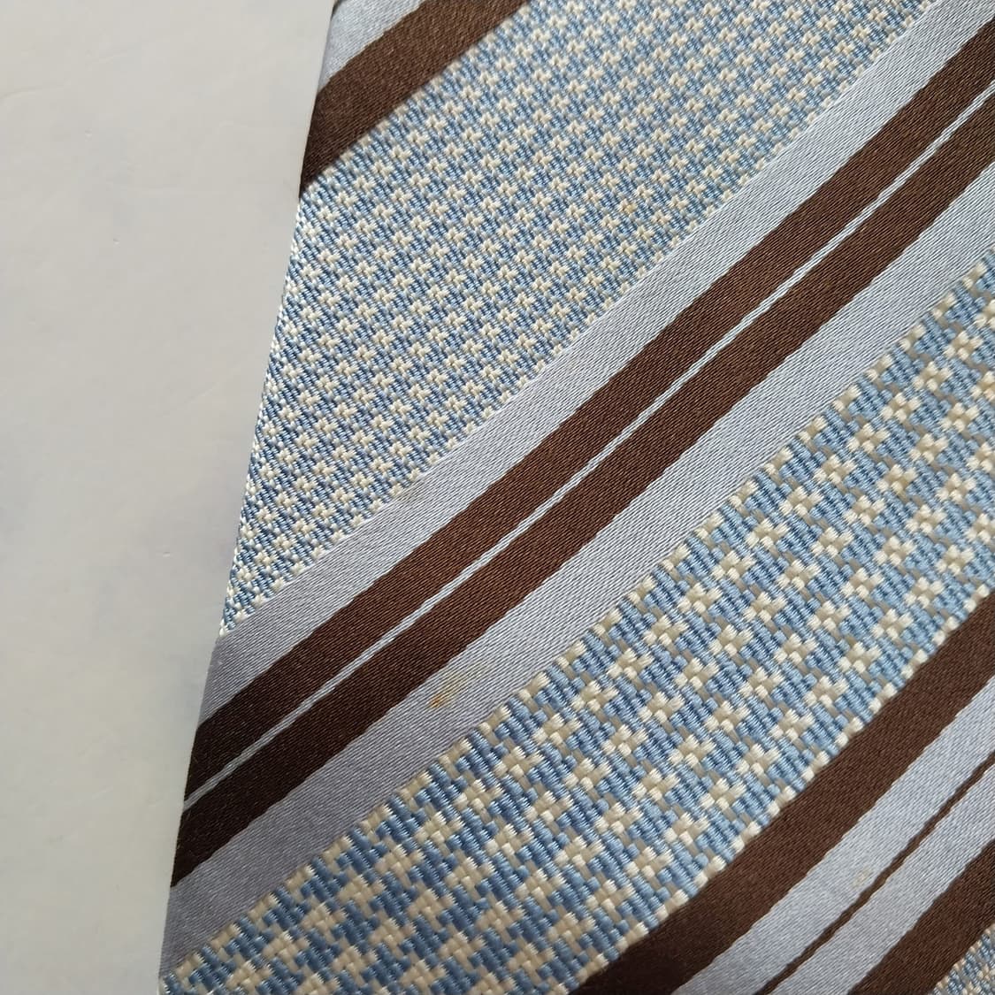 에르메네질도 제냐 실크 스트라이프 넥타이 9.6cm A등급 k2015 상품이미지8