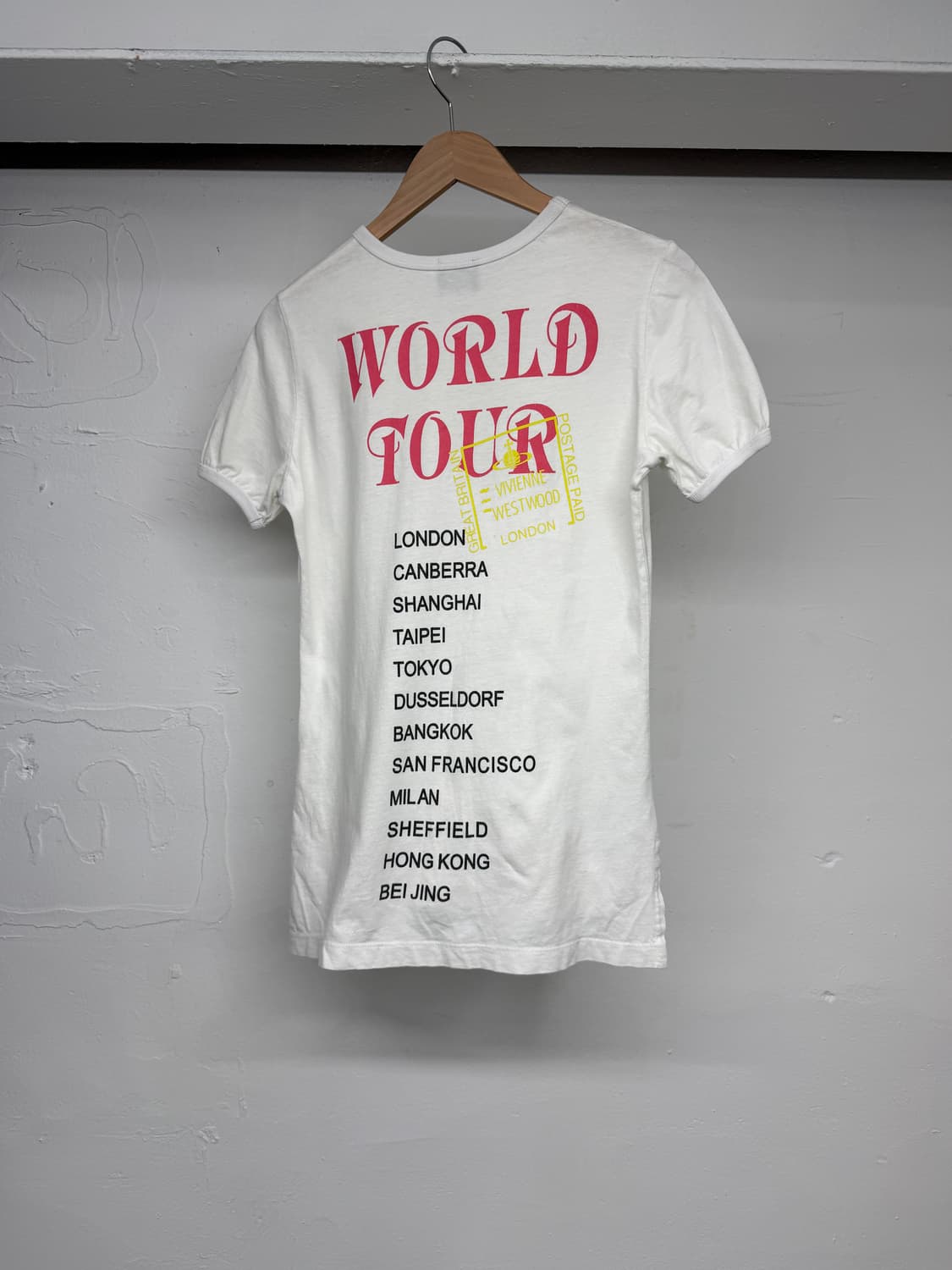 비비안웨스트우드 투어 프린팅 티셔츠 상품이미지7