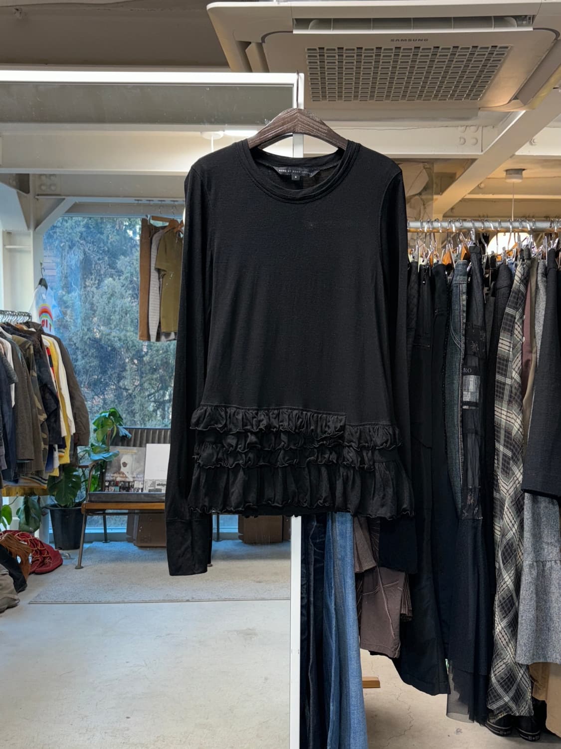 마크 바이 마크 제이콥스 텐셀 프릴 롱슬리브 상품이미지1