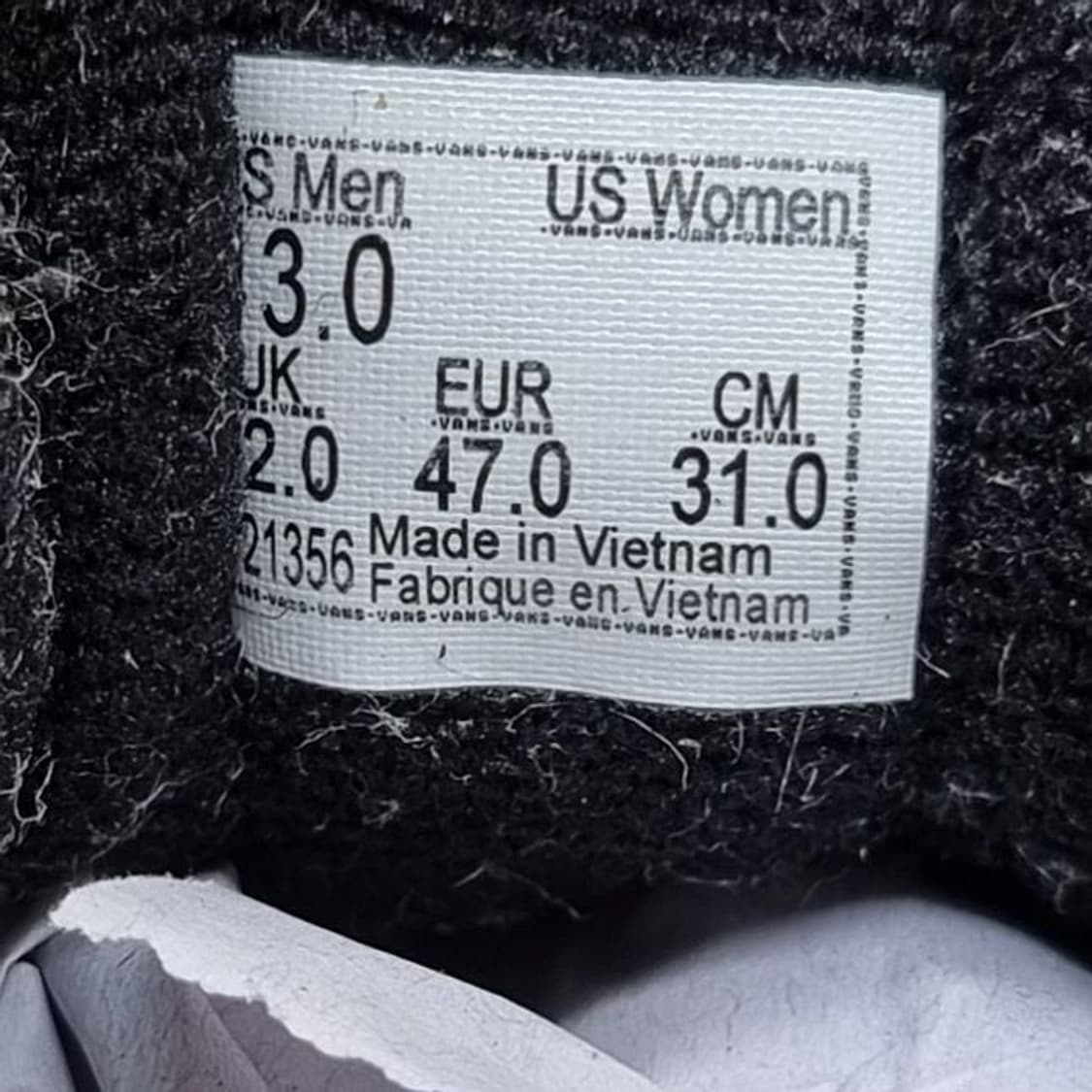 반스 올드스쿨 오버트 블랙 남성스니커즈310. 상품이미지6