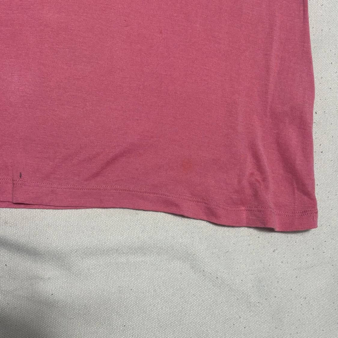 L 버버리 여성용 핑크 카라 반팔티 상품이미지6