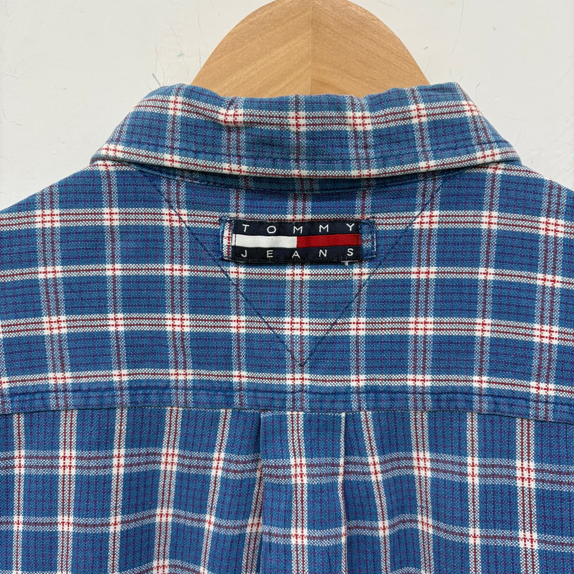 타미진스 체크 반팔 셔츠 남성L,XL 상품이미지5