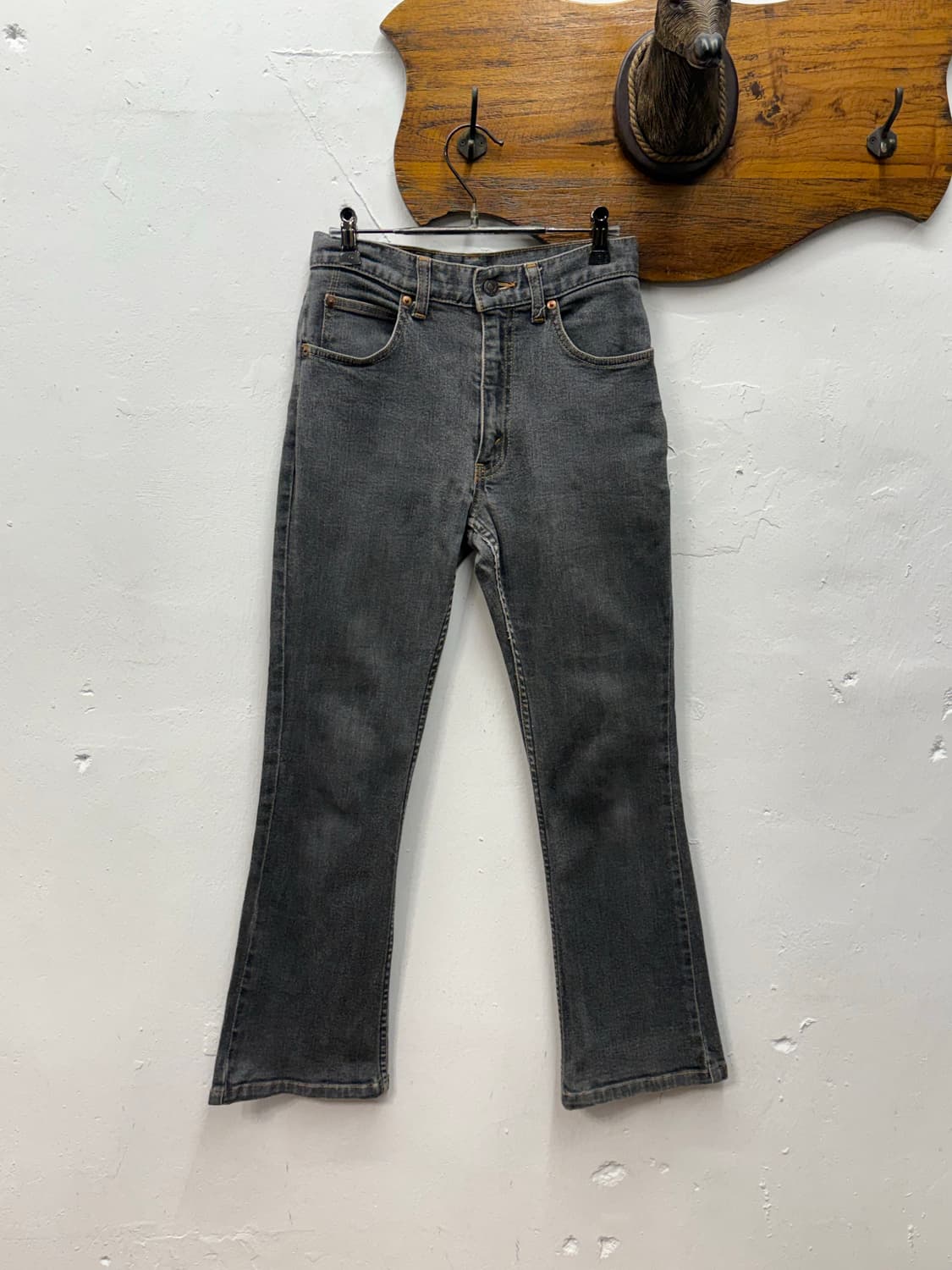 00s Levi's 850 Orange Tab Bootcut Grey D 상품이미지5