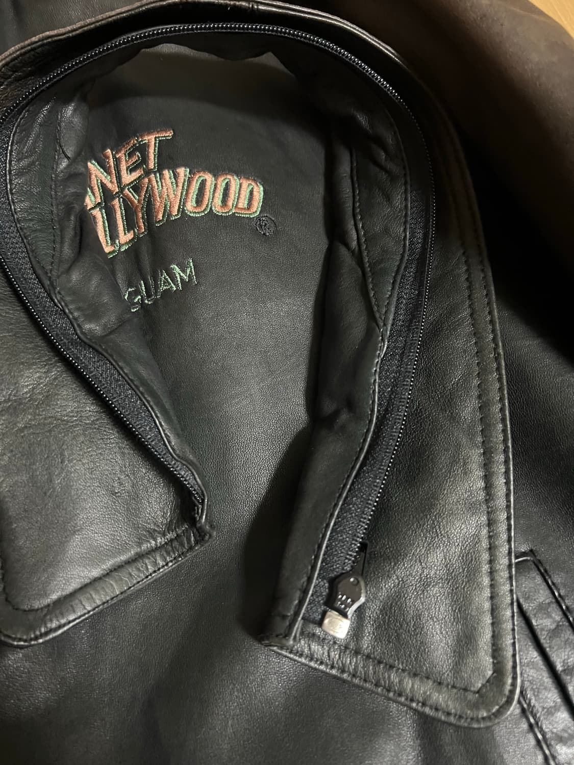 90‘s Planet Hollywood 가죽자켓 (양면, 카라 탈부착) 상품이미지9