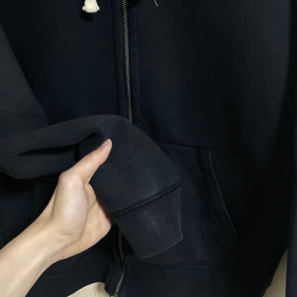 폴로 래드포니 후드집업 블랙 L 상품이미지3