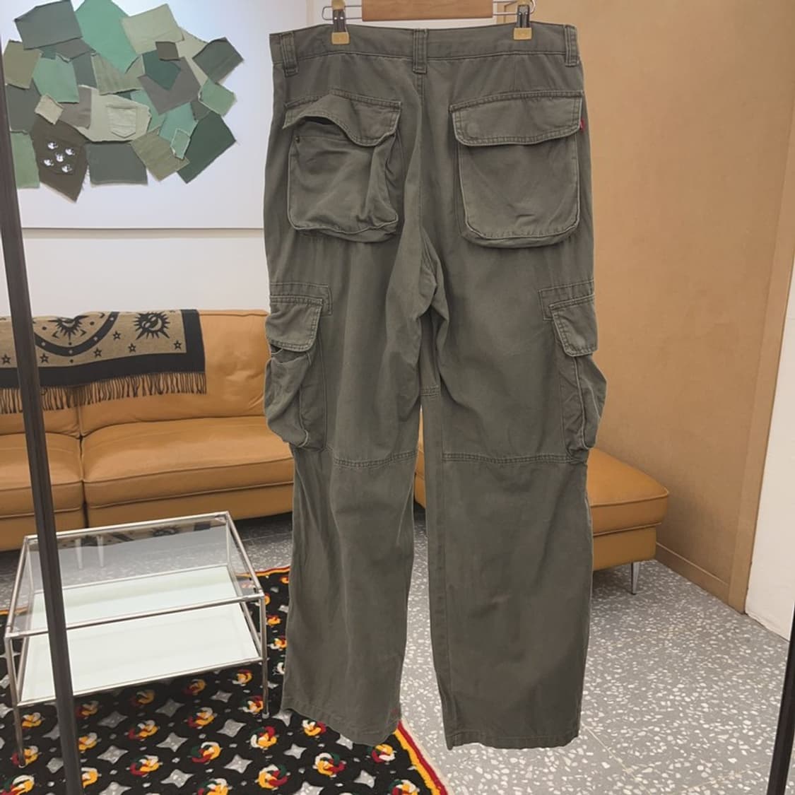 빈티지 레트로 스트릿 힙합 카고팬츠 32인치 C08236 상품이미지4