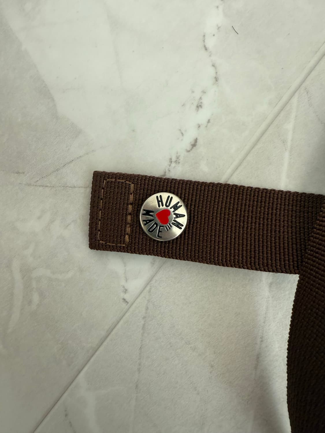 휴먼메이드 럭비 볼 백 브라운 상품이미지3