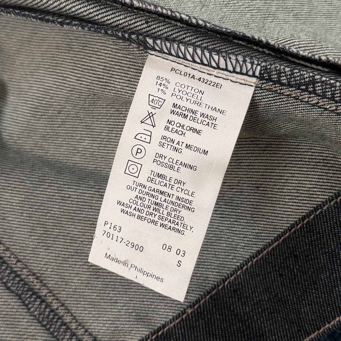 리바이스 엔지니어드 진스 여성 데님자켓 S (새상품) 상품이미지6