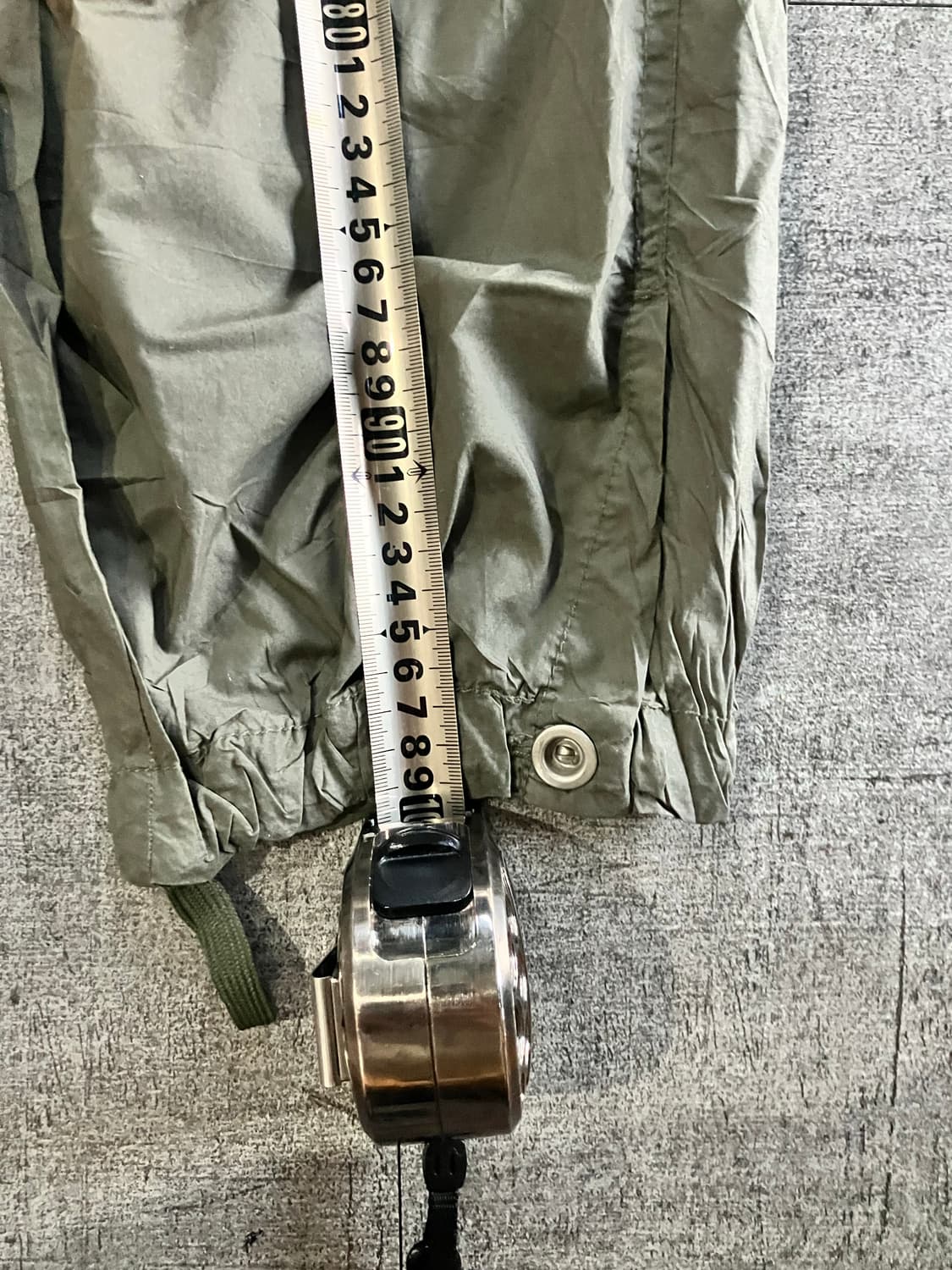 일본빈티지 Colors 올드스쿨아메카지 조리개 조거팬츠 카키 상품이미지3