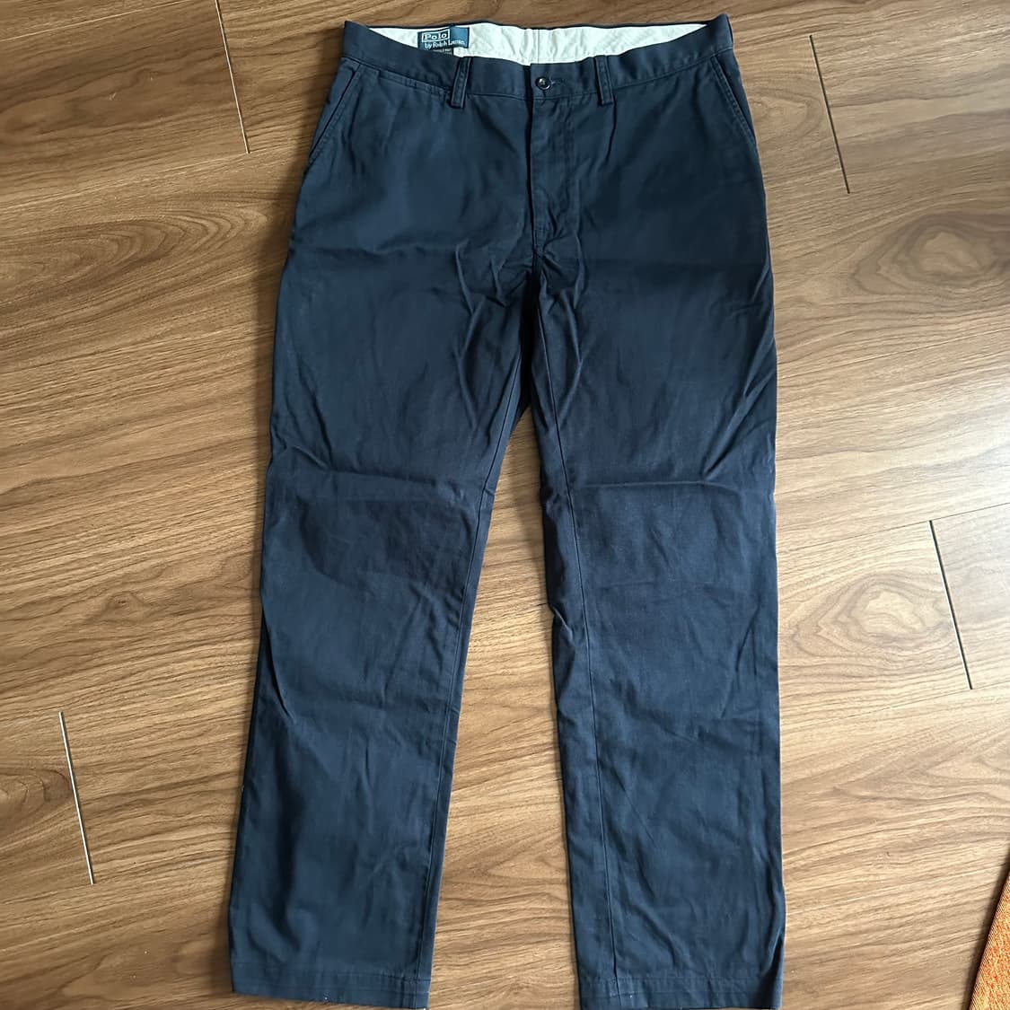 90s 빈티지 폴로 랄프로렌 치노팬츠 네이비 면바지 상품이미지1