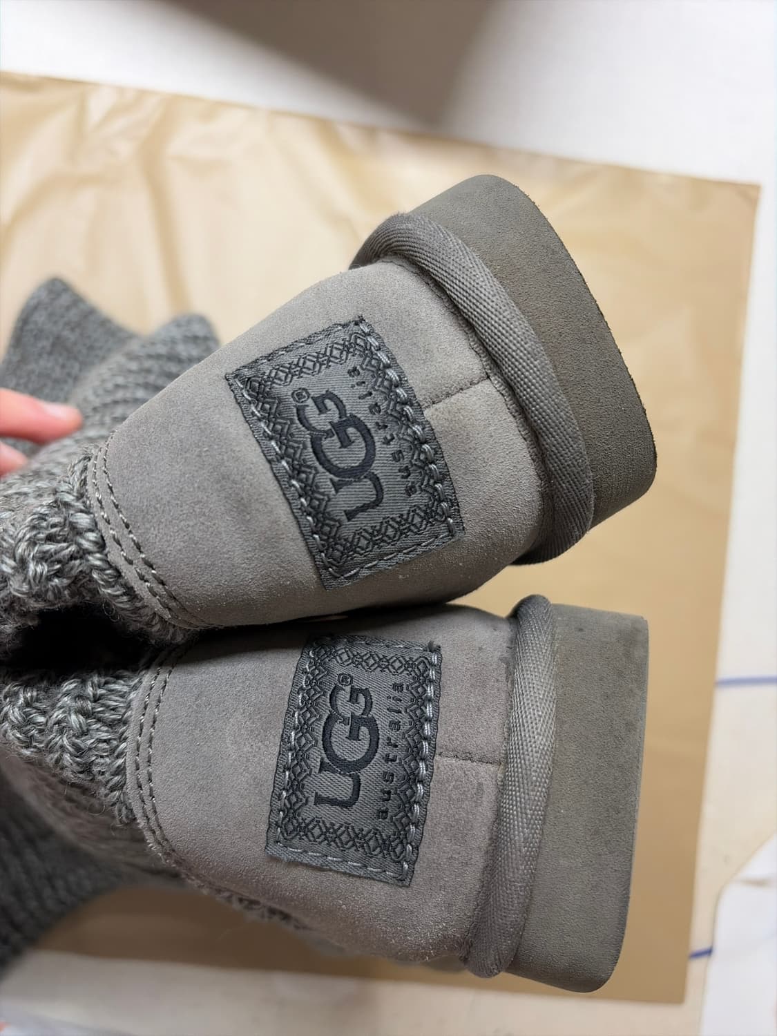 어그 카디 니트 부츠 그레이 상품이미지8