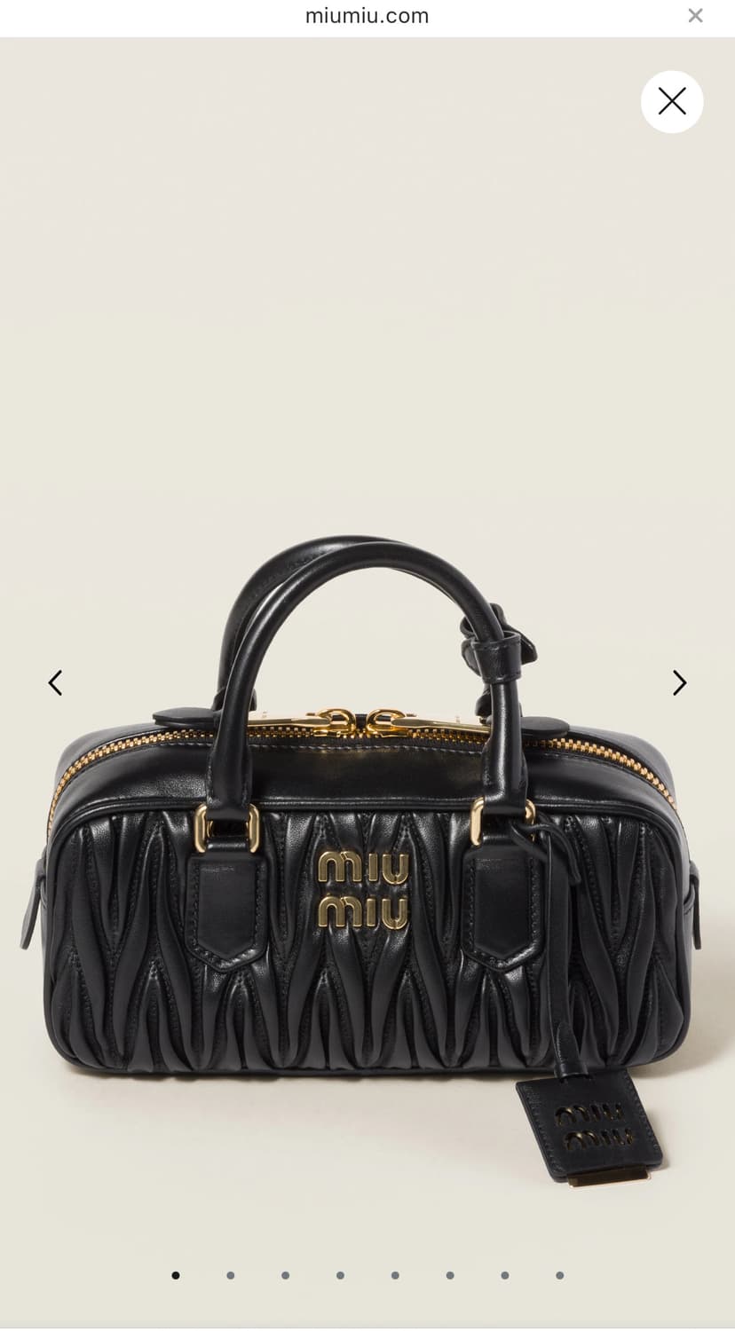 미우미우 아르카디 마테라쎄 나파 가죽백 (레귤러) 상품이미지1