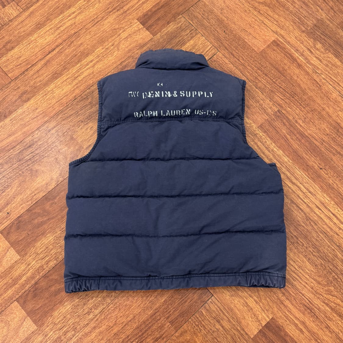 L(105) 폴로 랄프로렌 데님앤서플라이 빈티지 패딩 조끼  상품이미지2