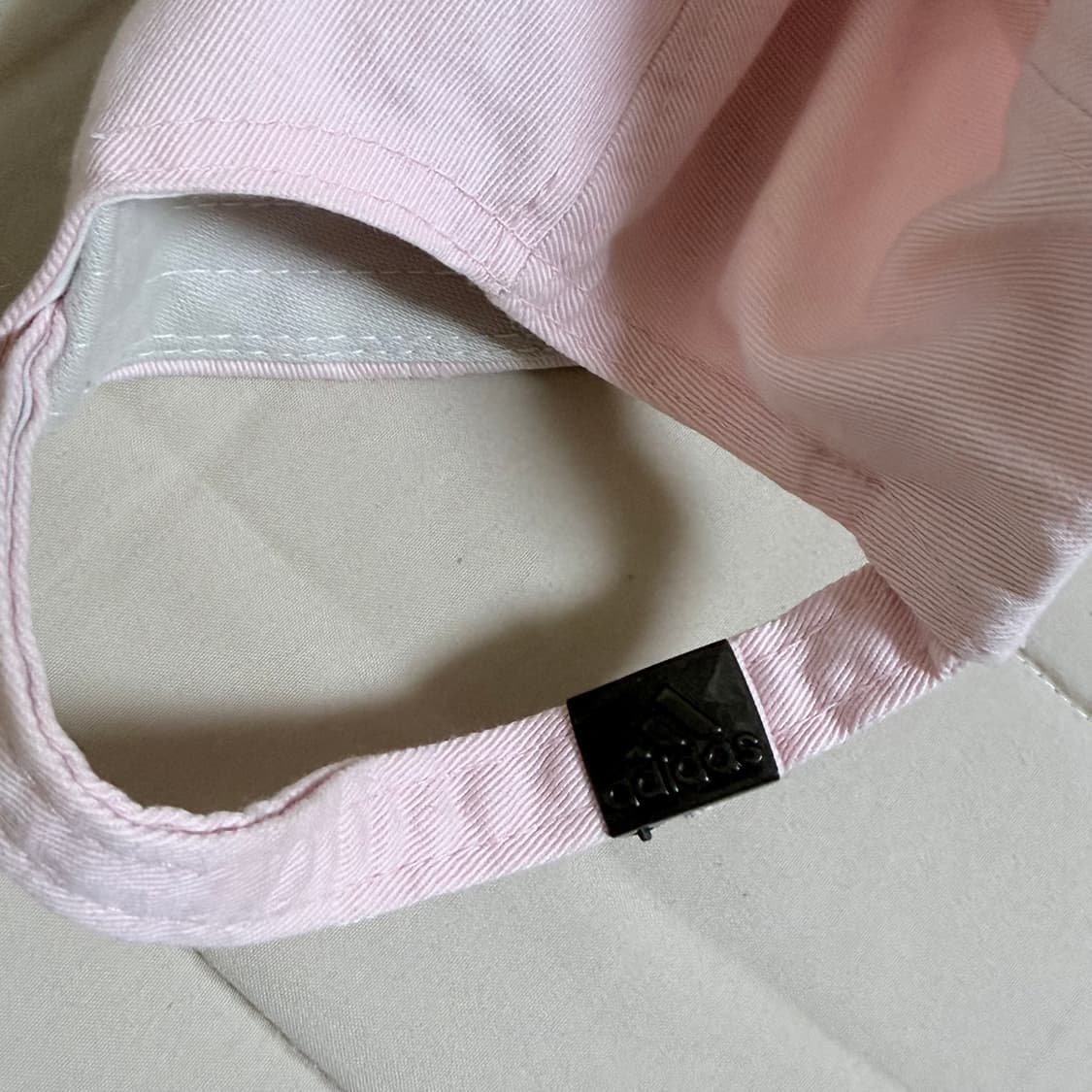 아디다스 로고 빈티지 딸기우유 핑크 연분홍 캡모자 상품이미지4