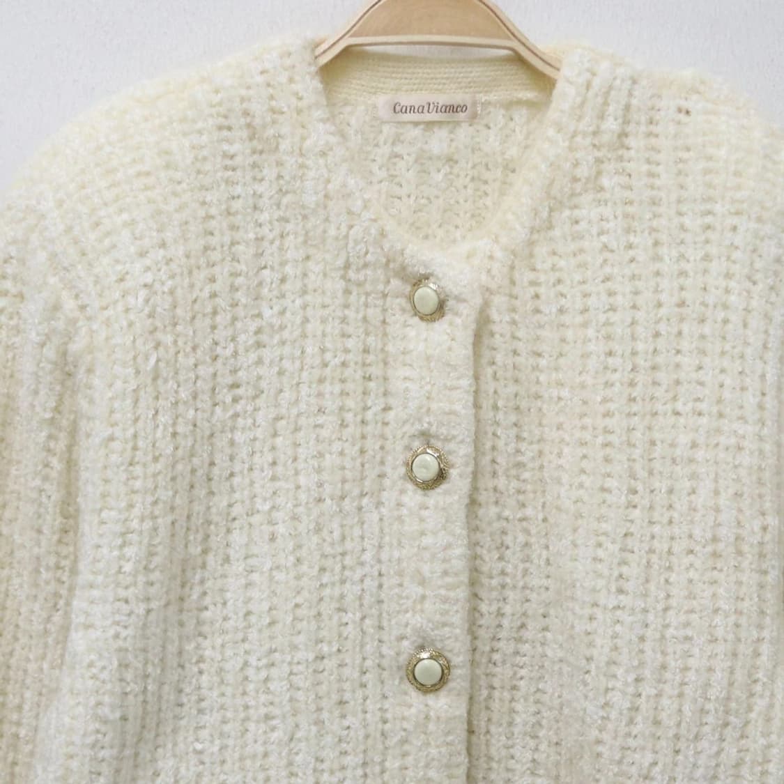 BIANCO 울 혼방 니트 가디건  62148 상품이미지5