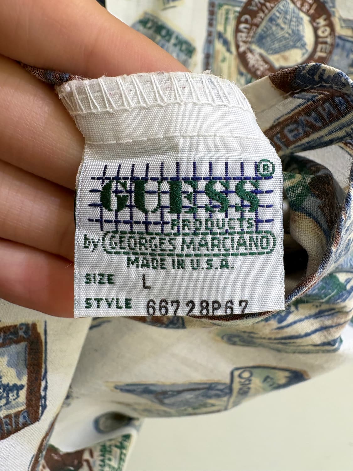 GUESS (Made in USA) 셔츠 상품이미지7