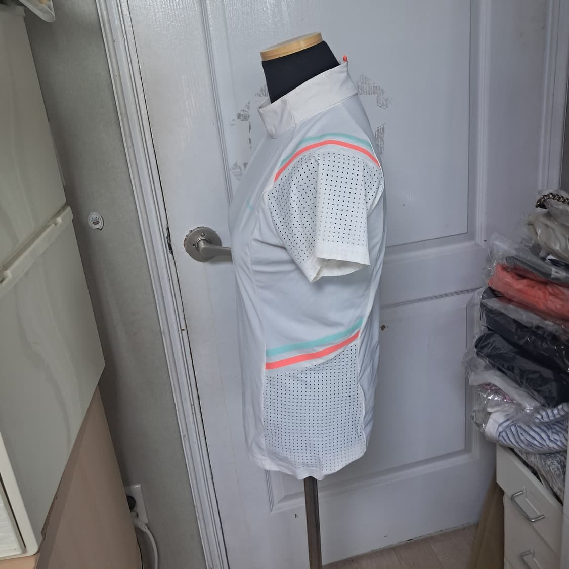 타이틀리스트 여성 골프 반팔 티셔츠 S 화이트 상품이미지2