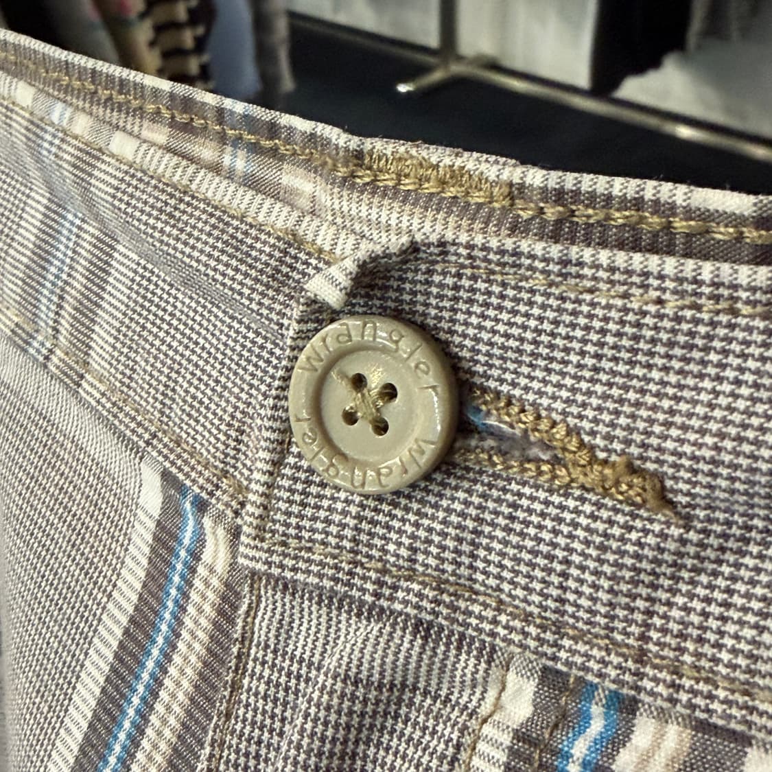 [38] 랭글러 체크 반바지 상품이미지3