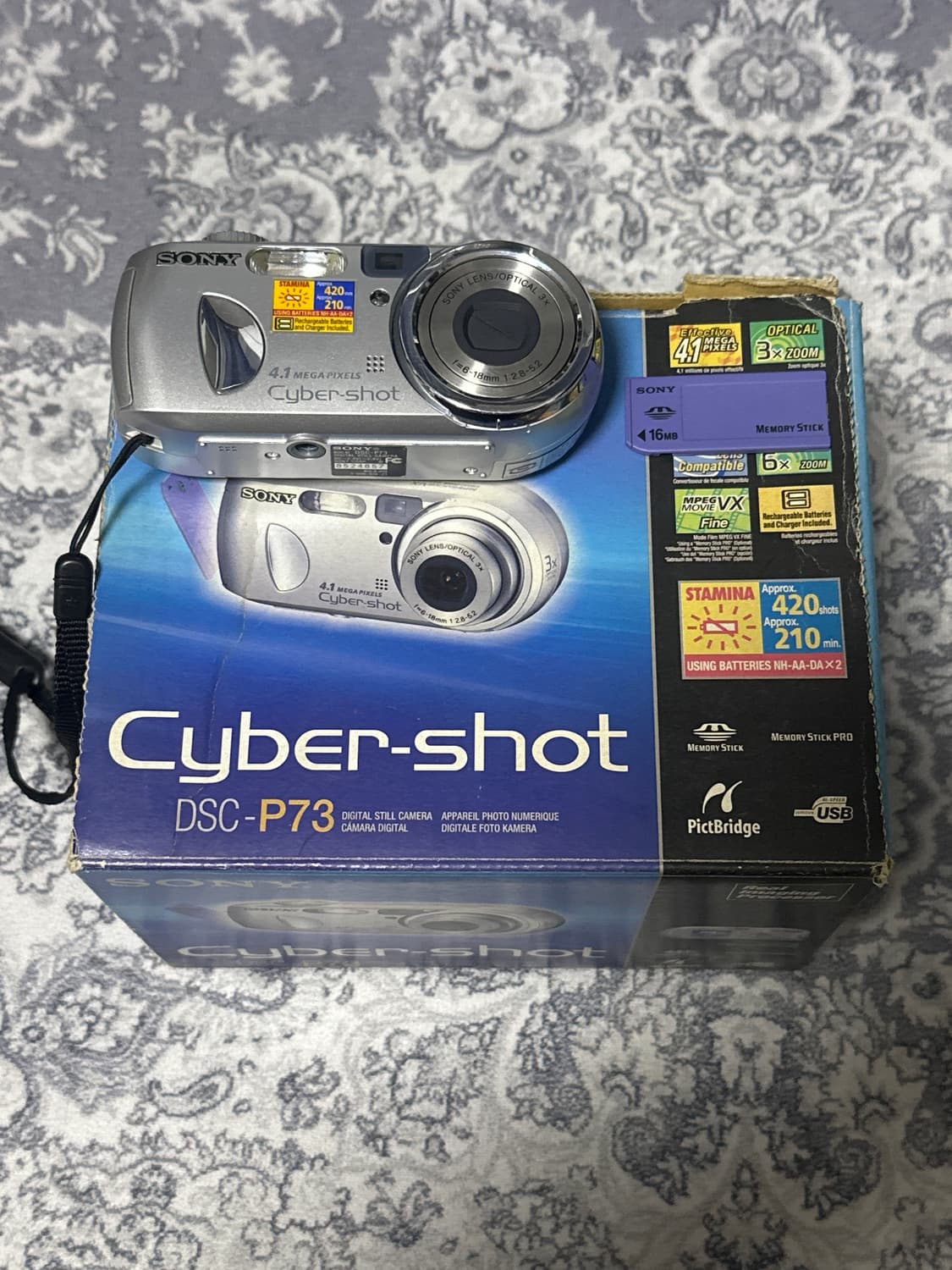 민트급 소니 사이버샷 DSC-p73 빈티지 디지털 카메라 상품이미지7