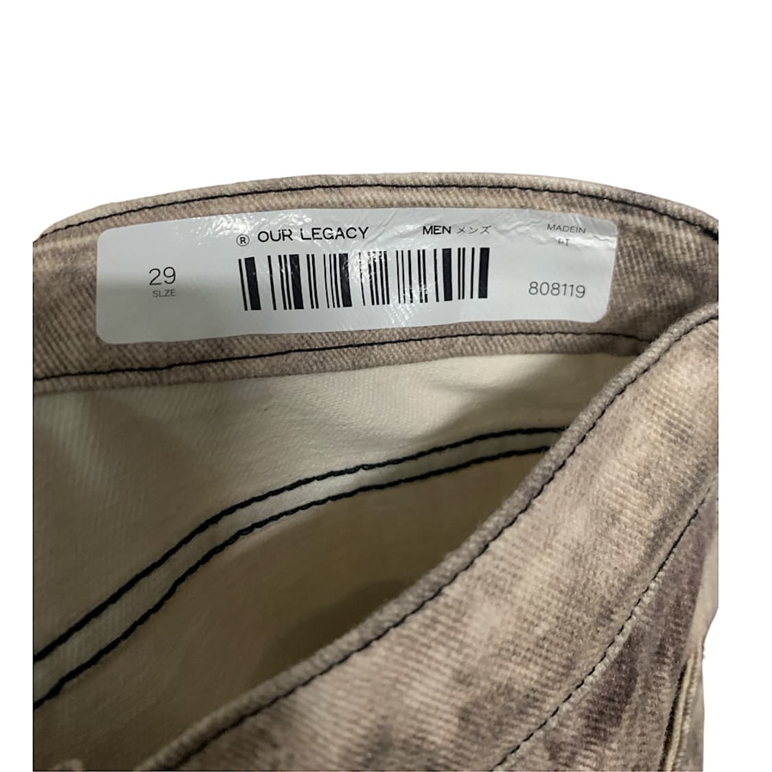 아워레가시 써드컷 디지털 데님 팬츠 29 상품이미지3