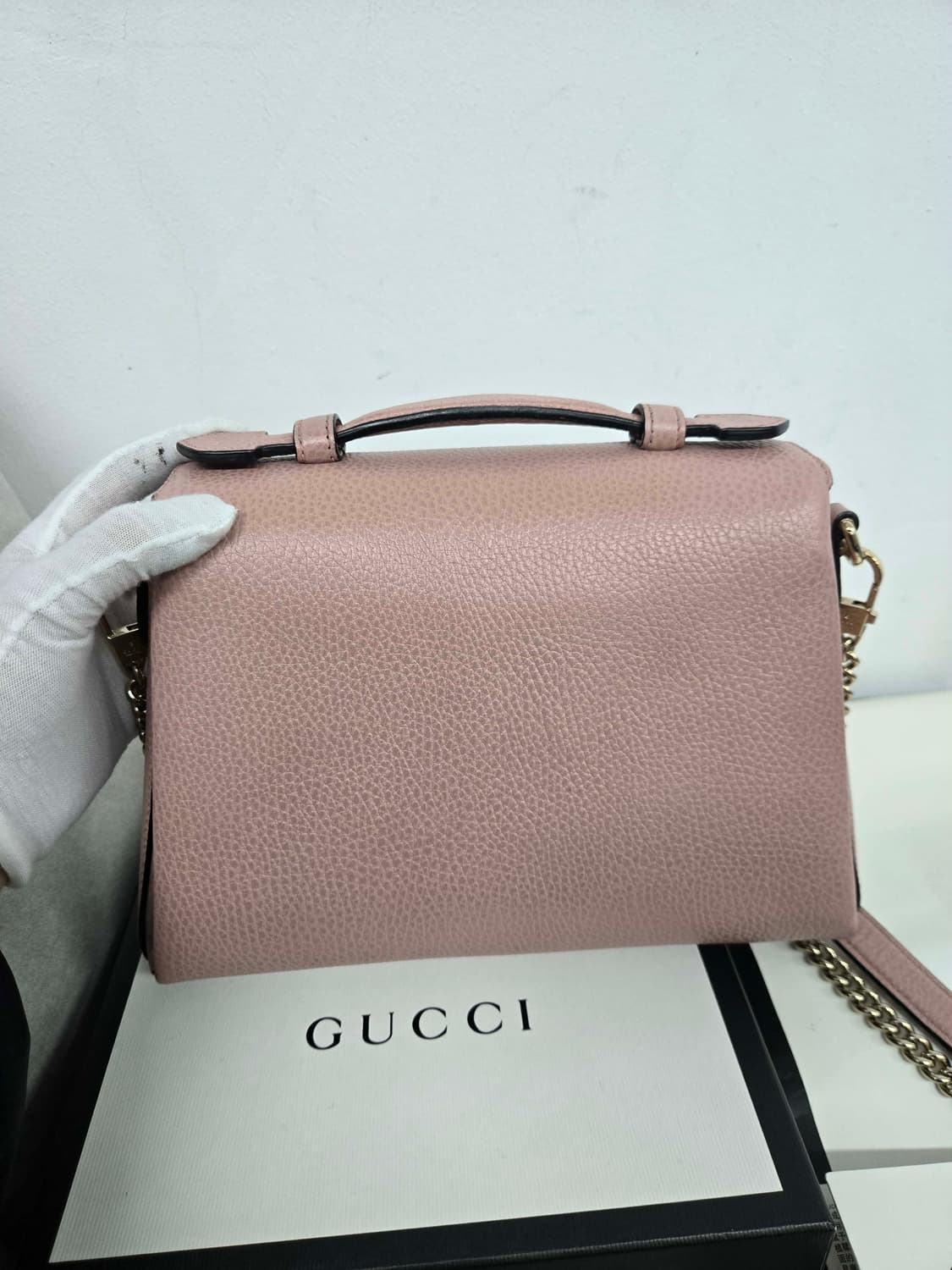 [보증서 정품] 구찌 인터로킹 체인 숄더백 상품이미지2