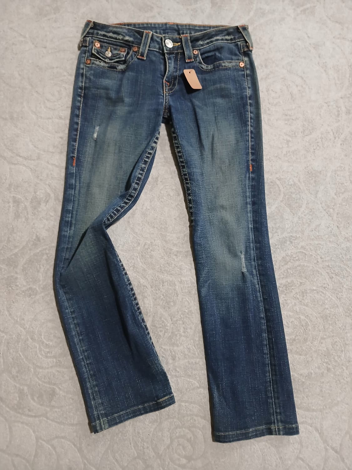 트루릴리전 빈티지 워싱 데님 팬츠 29-30 상품이미지1