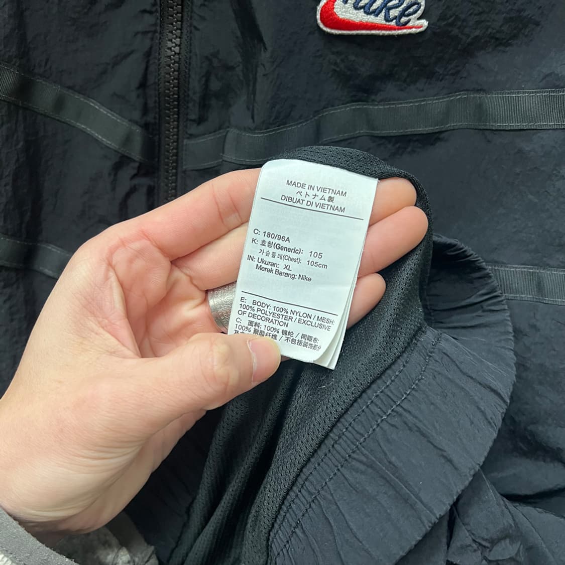 나이키 헤리티지 하프집업 아노락 바람막이 XL 상품이미지4