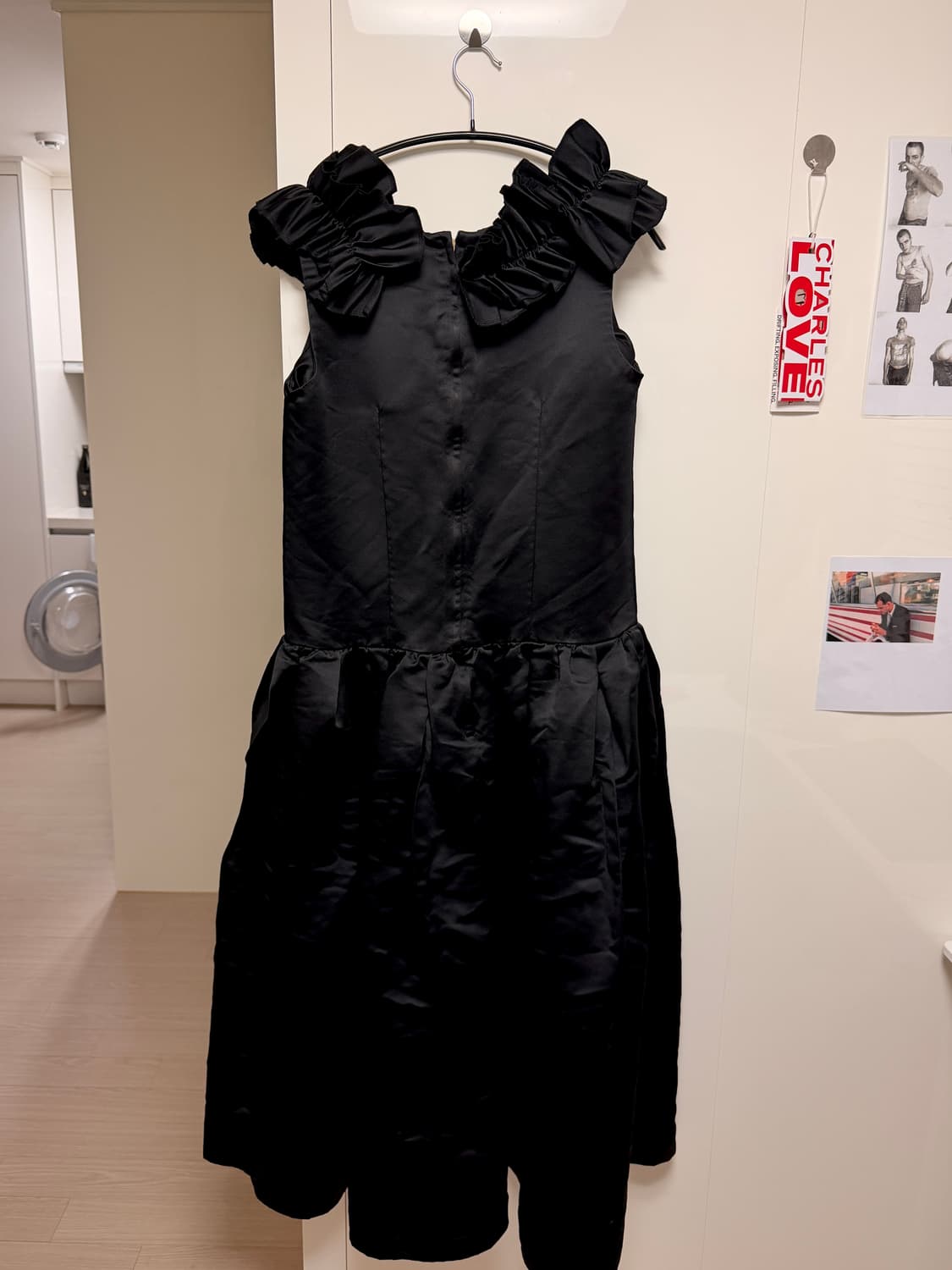 꼼데가르송 블랙 러플 드레스 상품이미지2
