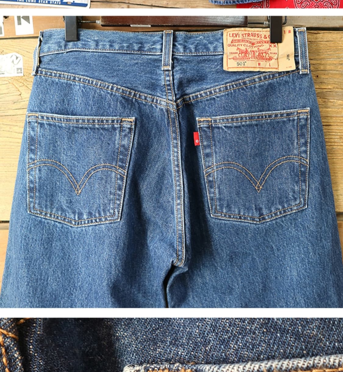 미국판 04s levis 15 501-0186 블랭크텝 튼튼한 데님팬츠  상품이미지5