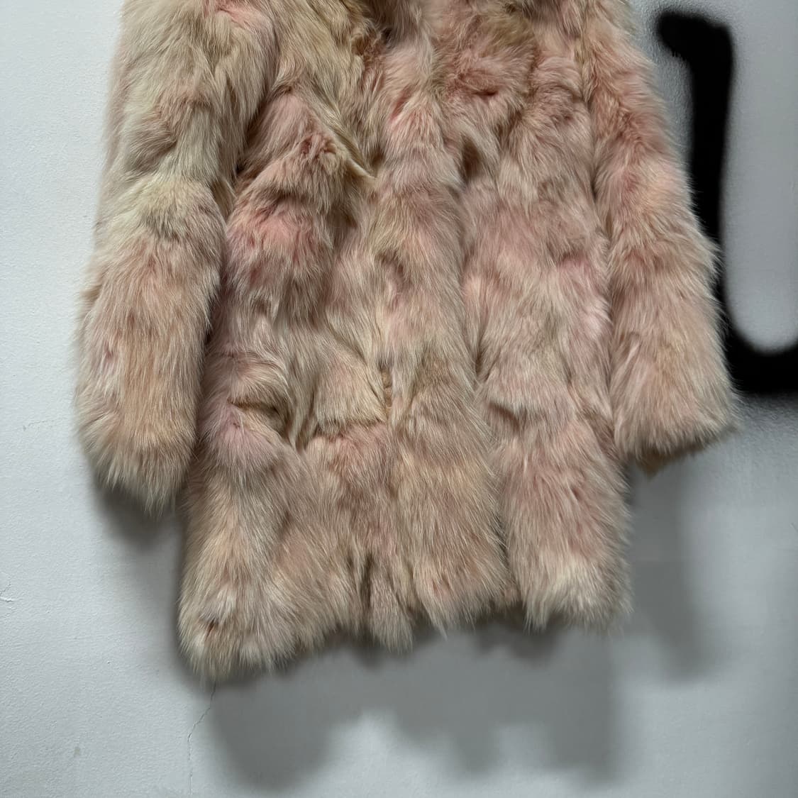VTG 빈티지 100% 폭스 퍼 핑크 퍼 코트 상품이미지6