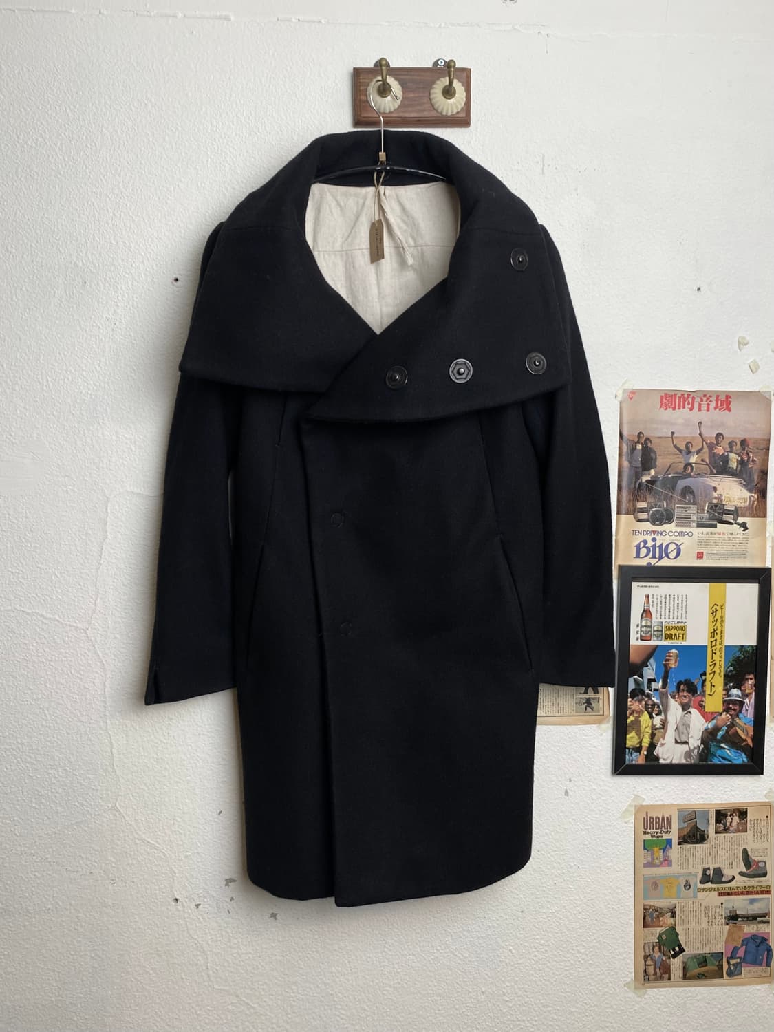 더 비리디안 하이넥 코트 상품이미지2