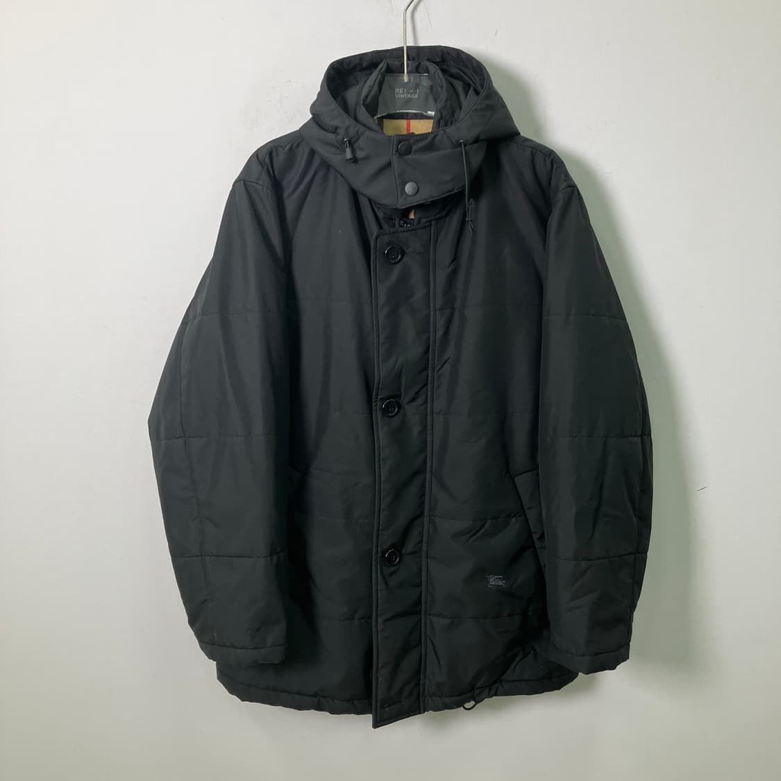 버버리 블랙 후드 패딩 점퍼  상품이미지1